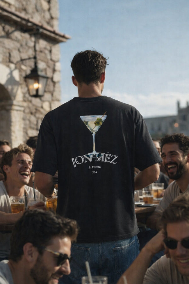 T-Shirt Martini Baby Blue